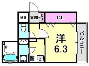 DOMY南仲町の物件間取画像